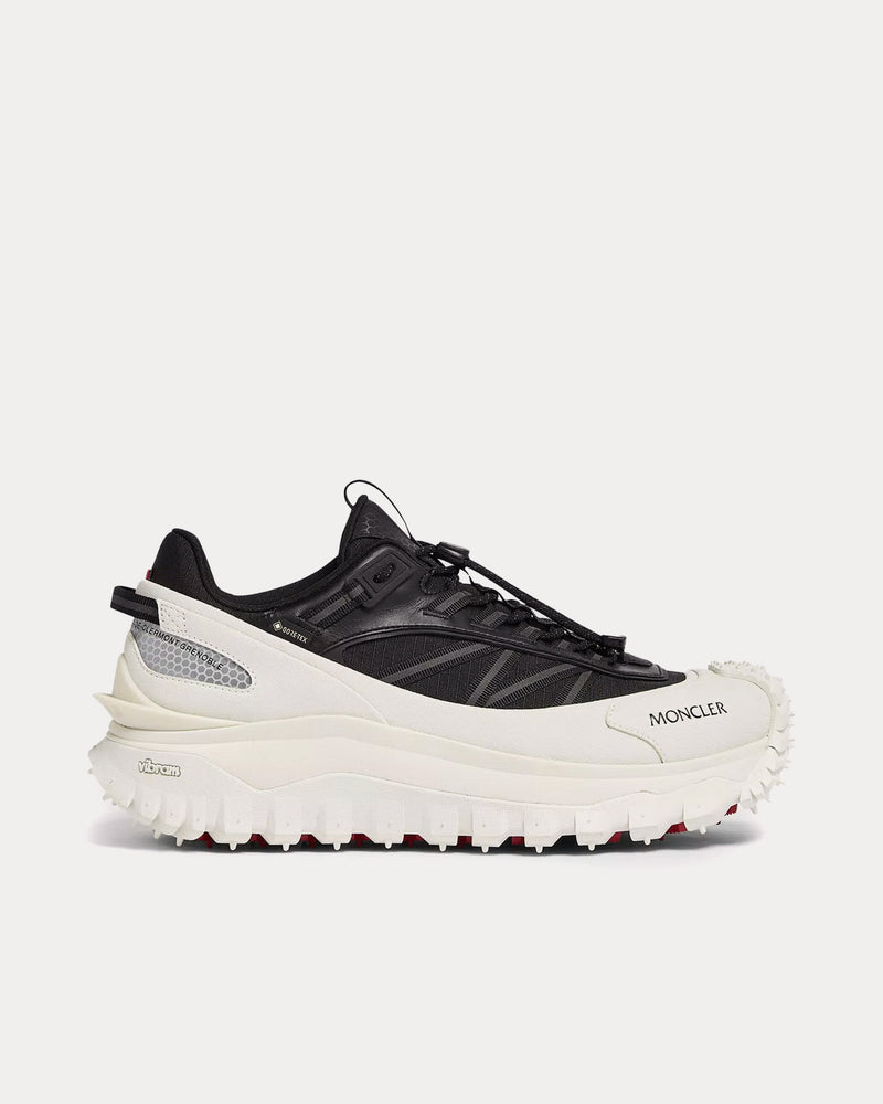 Moncler Trailgrip GTX Black / Snow White Low Top Sneakers - 1