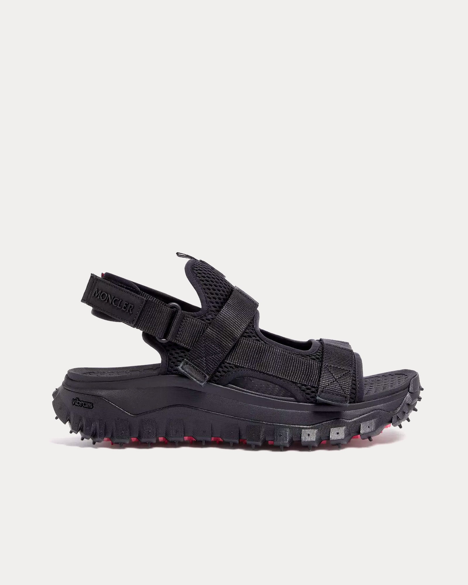 Moncler Trailgrip Vela Black Sandals - 1