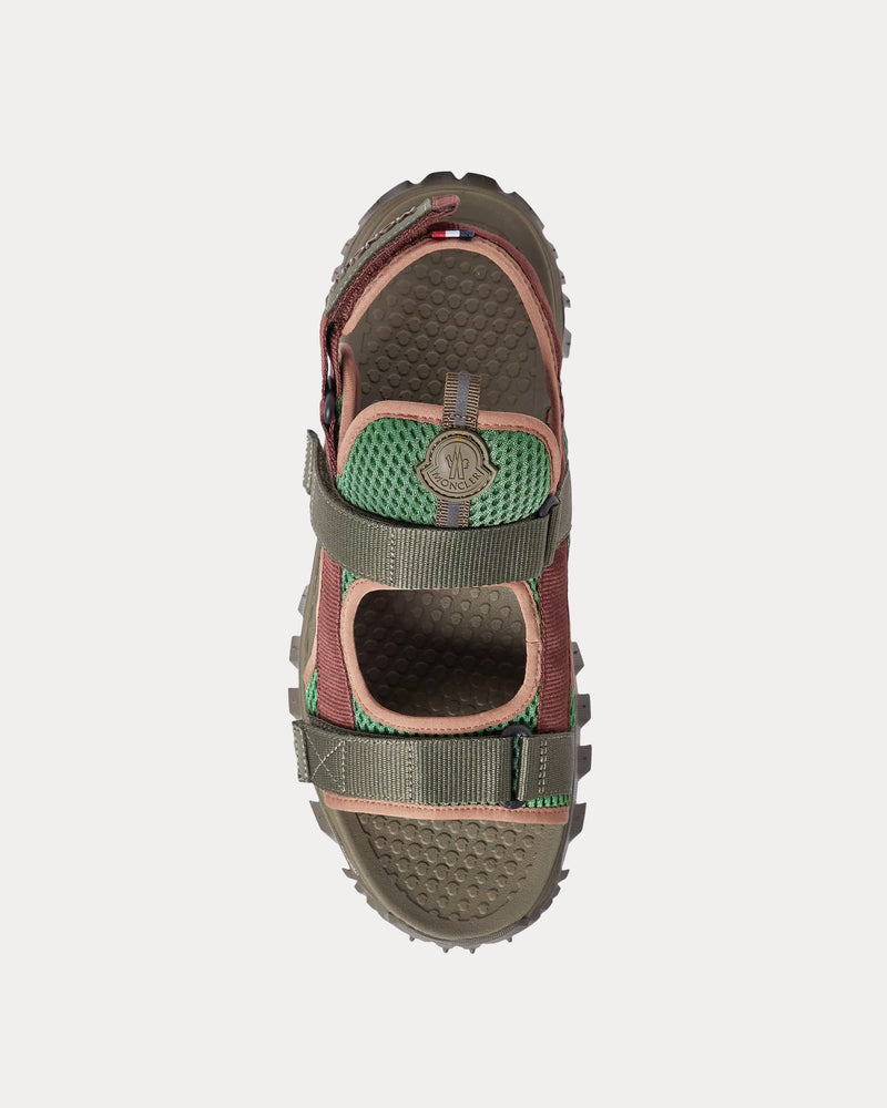 Moncler Trailgrip Vela Green Sandals - 2