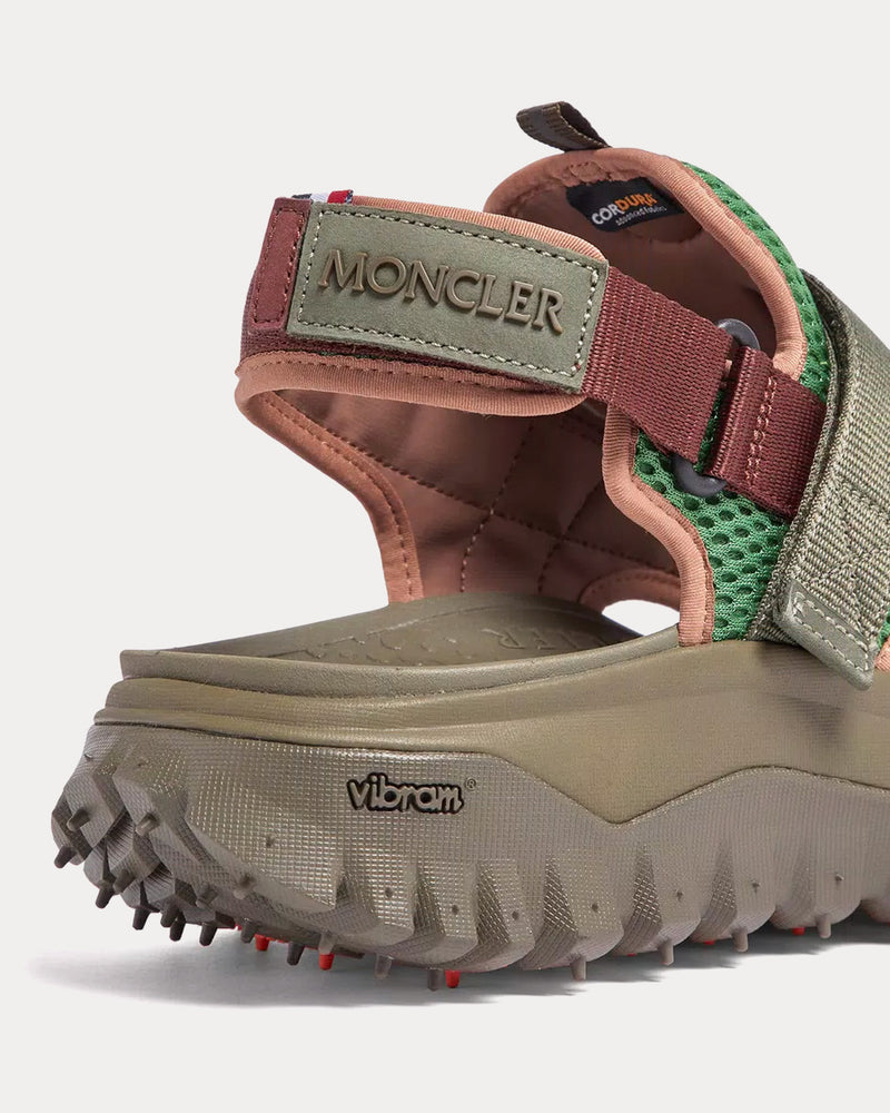 Moncler Trailgrip Vela Green Sandals - 3