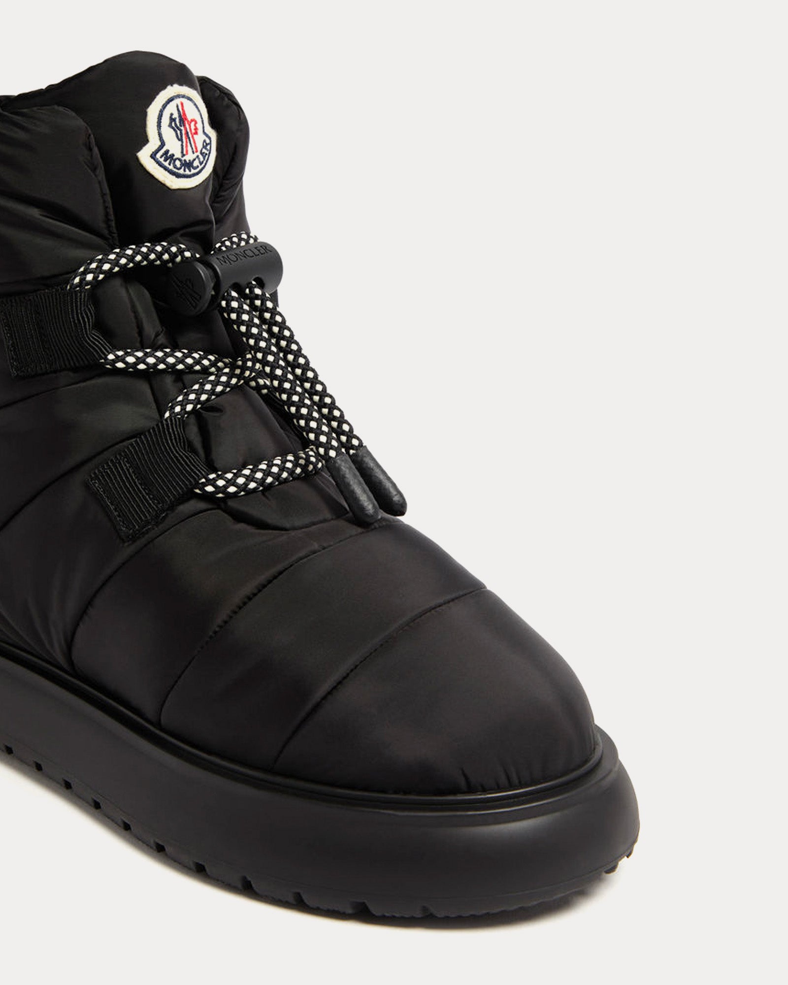 Moncler Gaia Pull Black Ankle Boots - 2