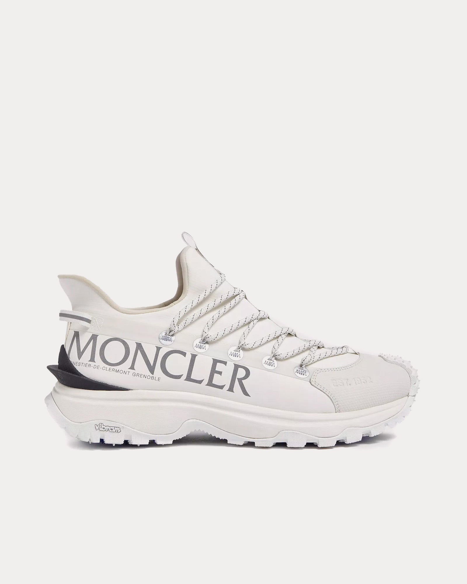 Moncler Trailgrip Lite 2 White Low Top Sneakers - 1