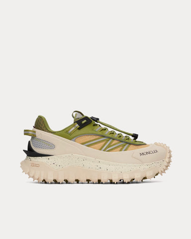 Moncler Trailgrip GTX Green / Off White Low Top Sneakers