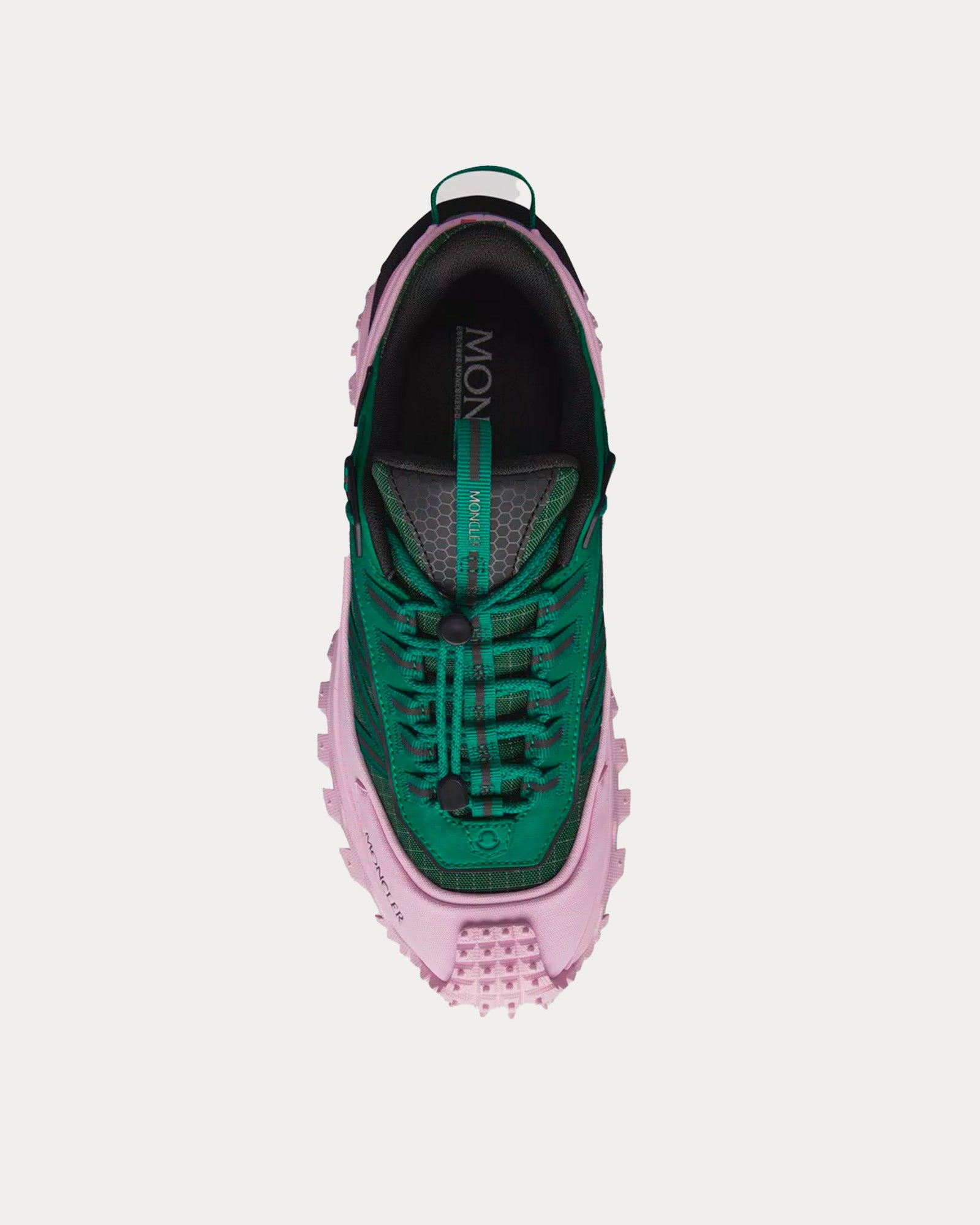 Moncler Trailgrip GTX Pink / Green Low Top Sneakers - 2