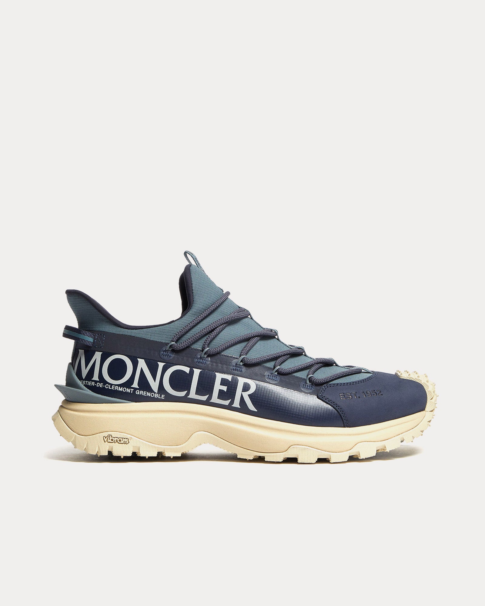 Moncler Trailgrip Lite 2 Lapis Blue Low Top Sneakers - 1