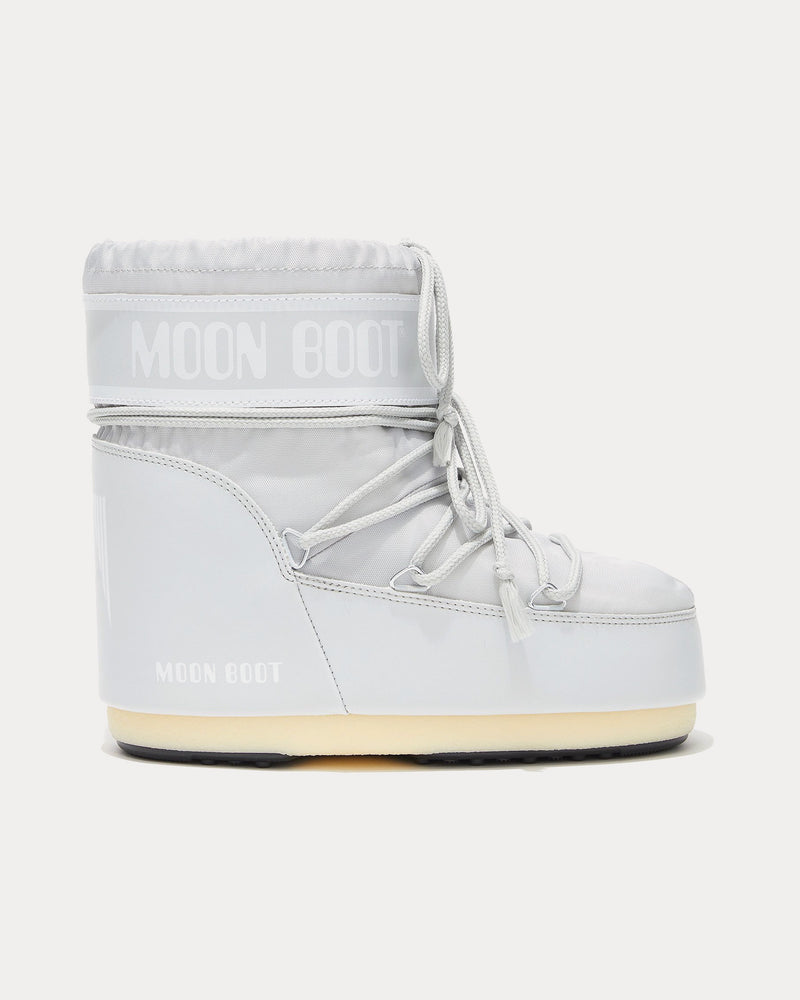 Moon Boot Icon Low Nylon Glacier Grey Boots - 1