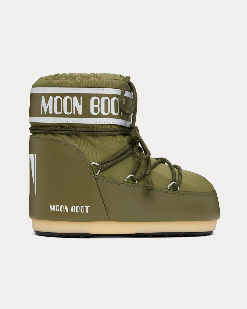 Moon Boot Icon Low Nylon Khaki Boots - 1