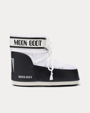 Moon Boot Icon Low Nylon White / Black Boots