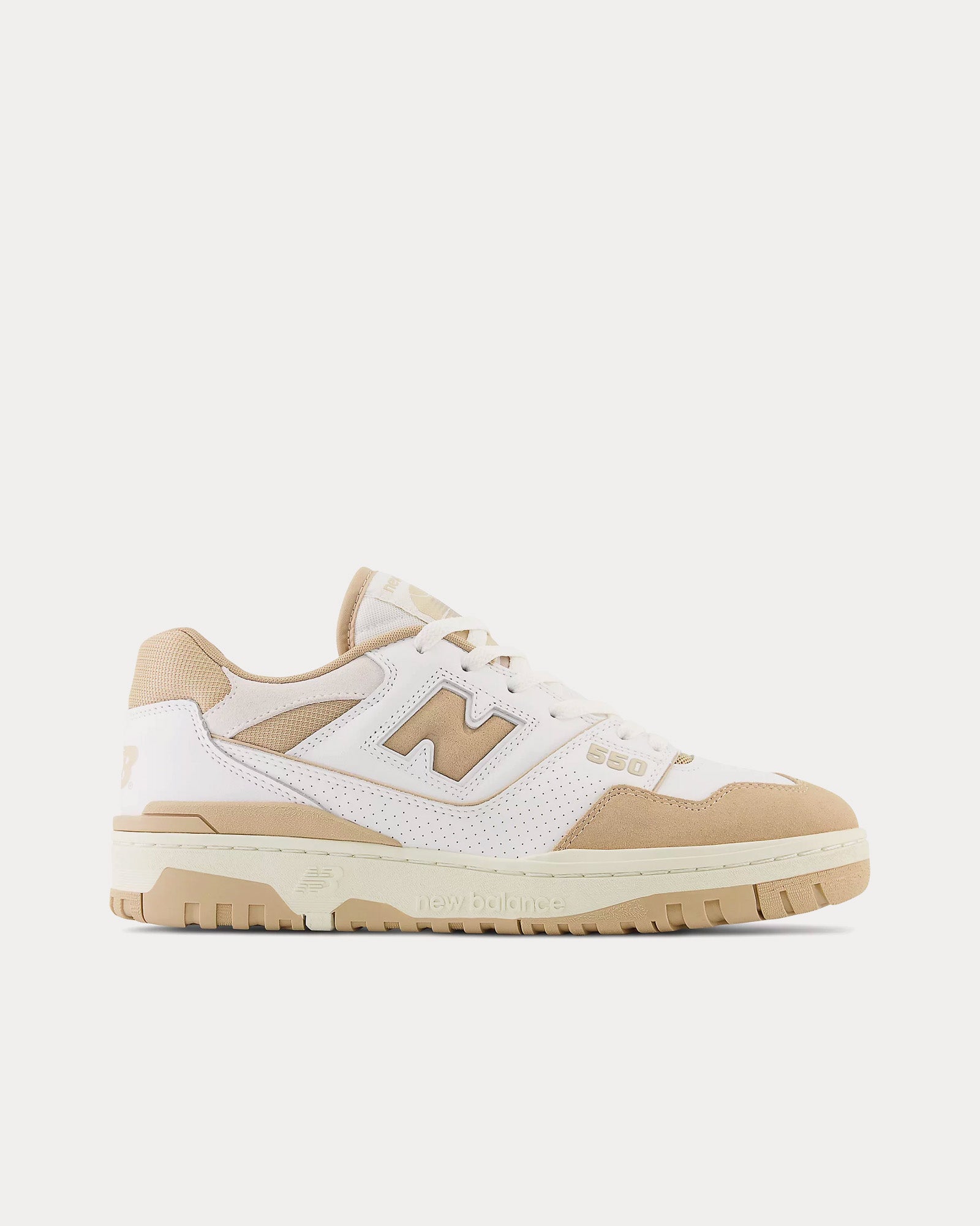 New Balance 550 White / Incense / Driftwood Low Top Sneakers - 1