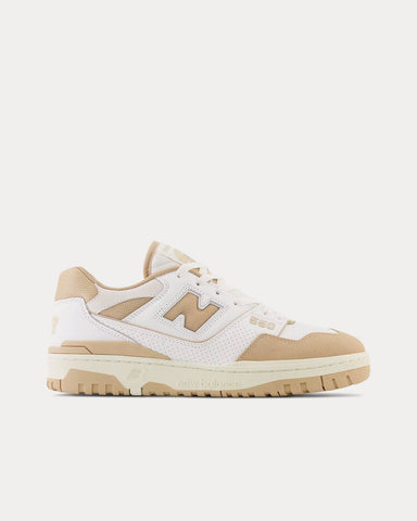 New Balance 550 White / Incense / Driftwood Low Top Sneakers