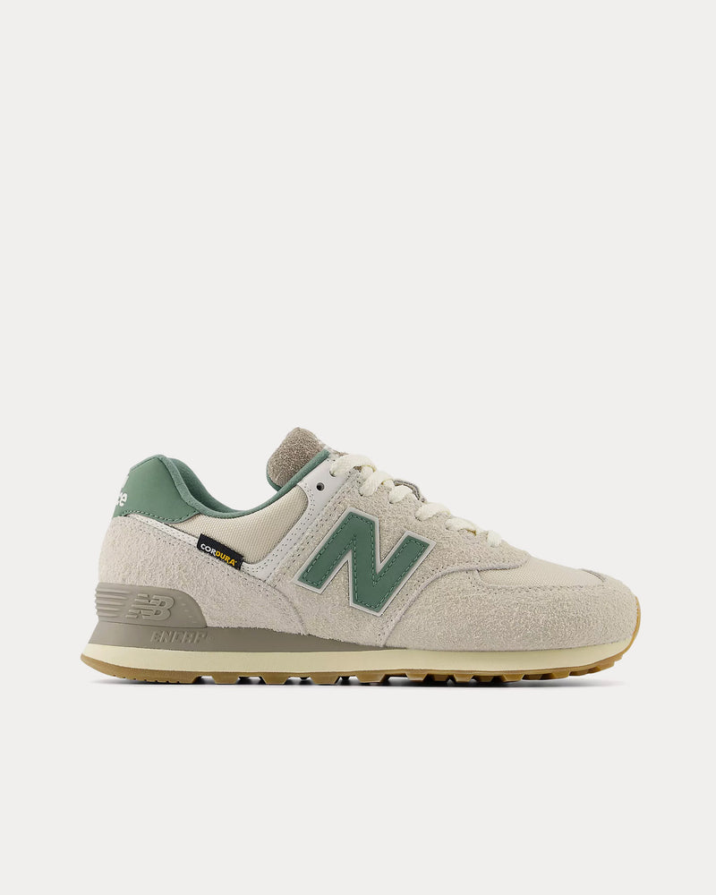 New Balance 574 Calcium / New Spruce Low Top Sneakers - 1