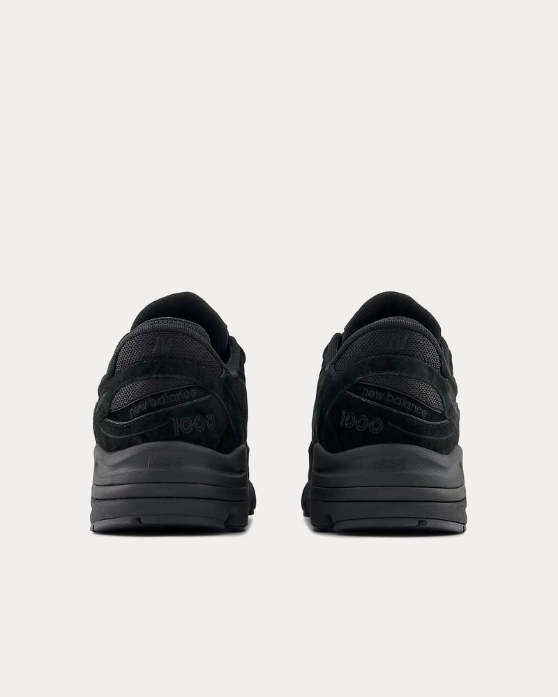 New Balance 1000 Black Low Top Sneakers - 4