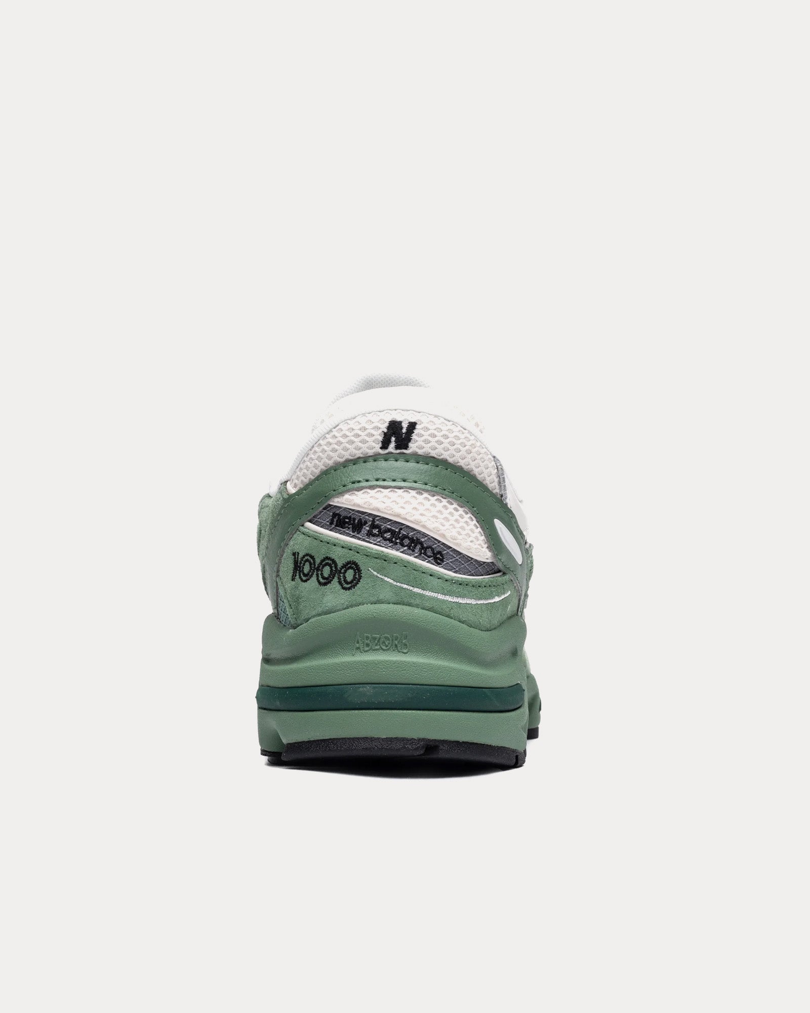 New Balance 1000 Green / Green / White Low Top Sneakers - 2