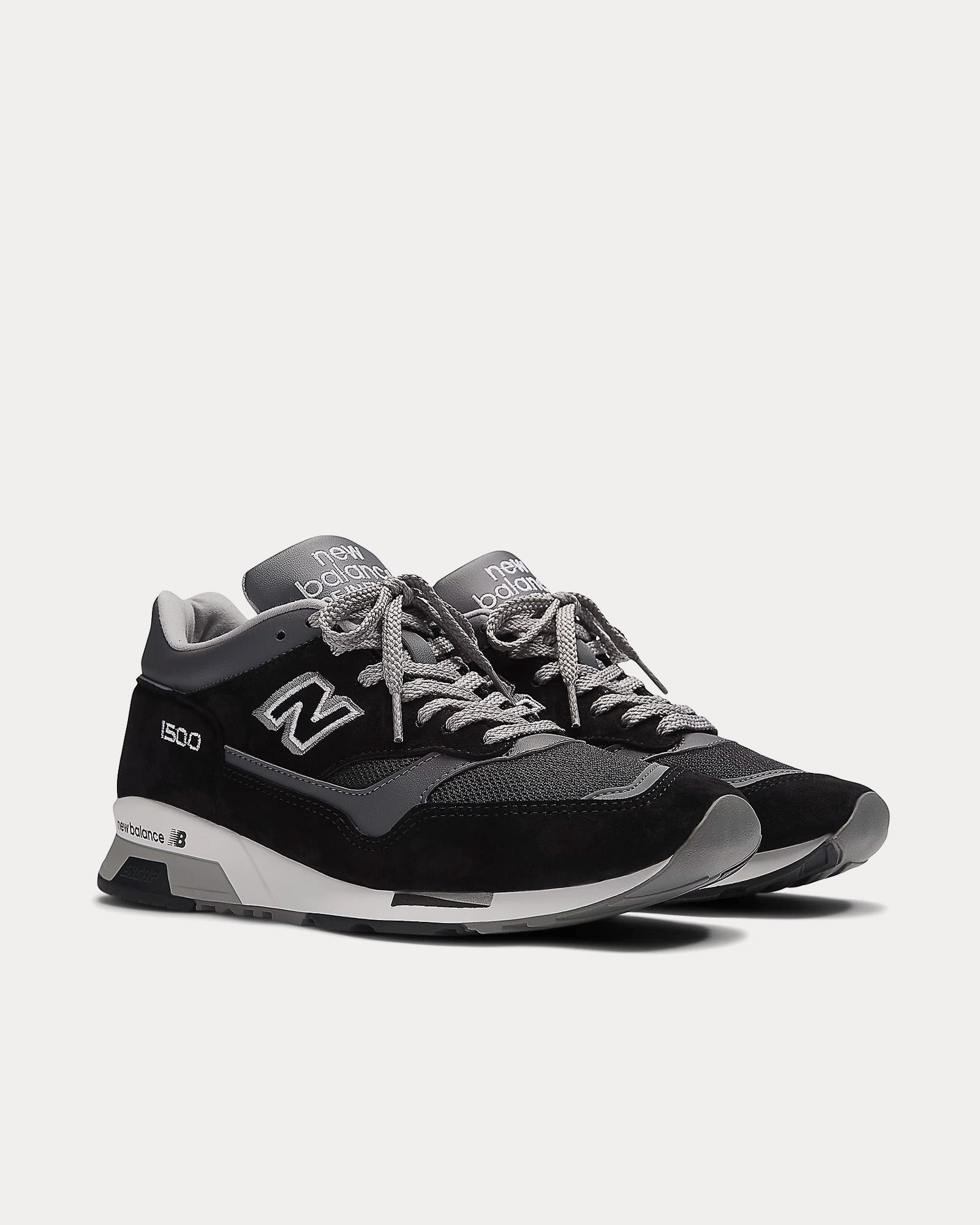 New Balance MADE in UK 1500 'Essentials' Black / Smoked Pearl / Silver Low Top Sneakers - 3