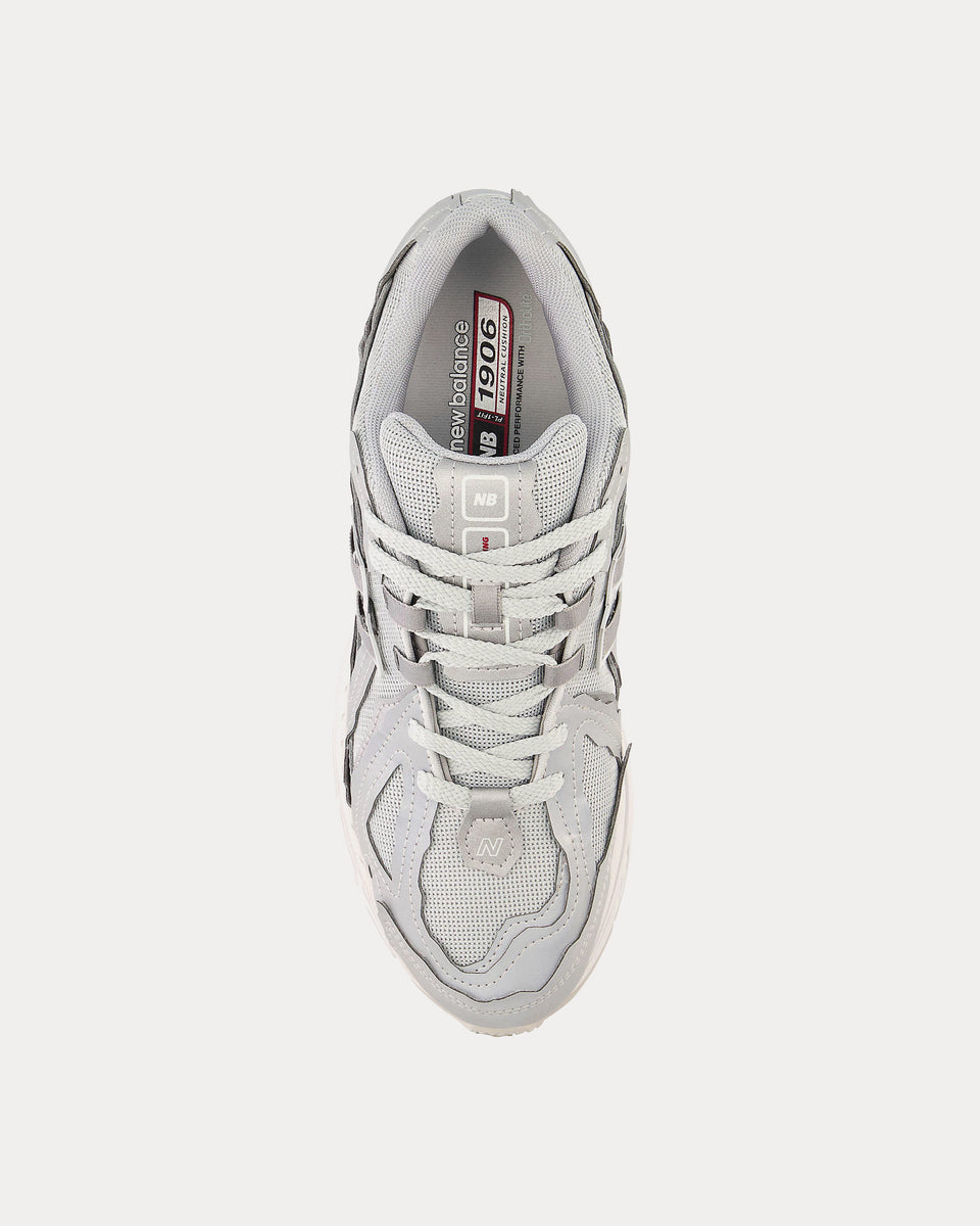 New Balance 1906D Silver Metalic / White / Crimson Low Top Sneakers ...