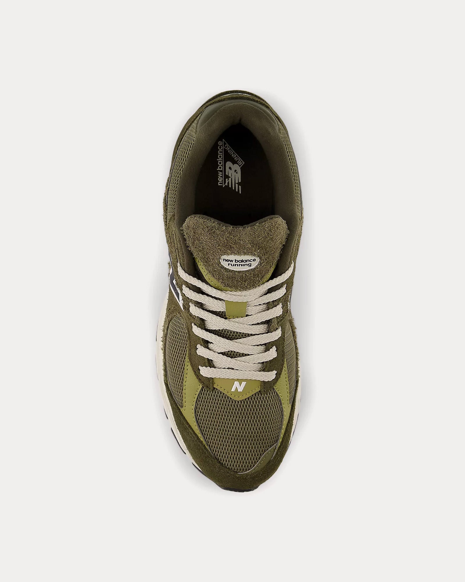 New Balance 2002r Dark Moss / Covert Green / Olive Oil Low Top Sneakers - 2