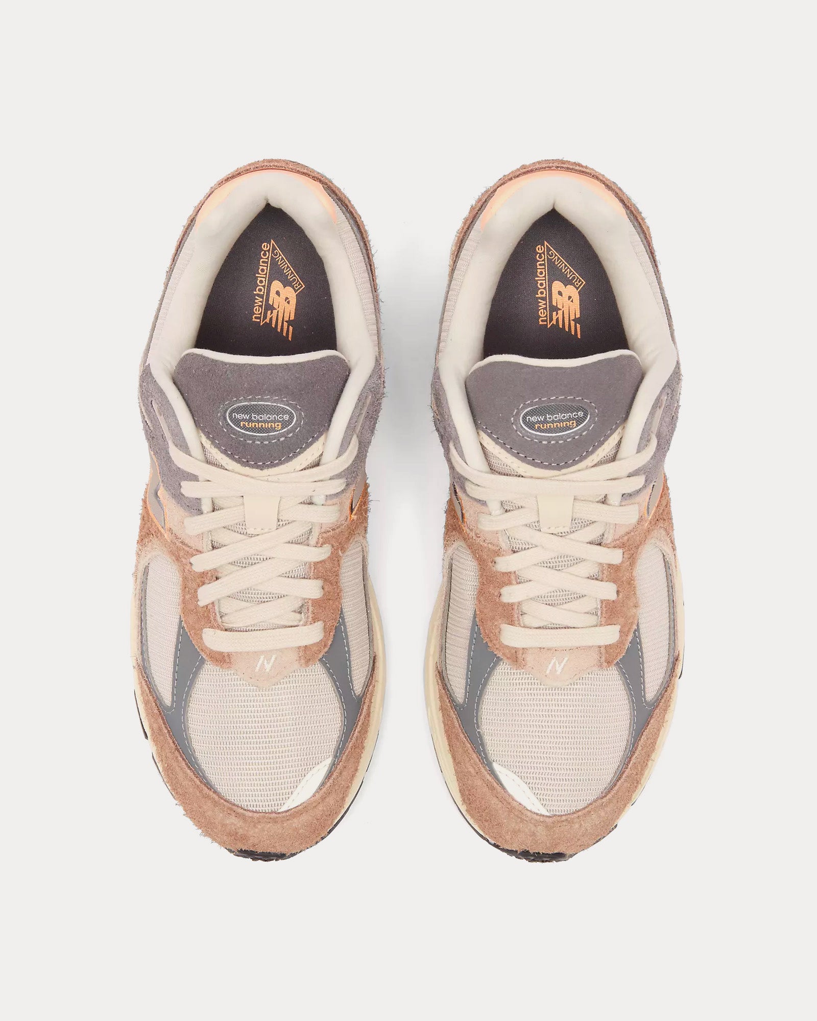 New Balance 2002r Mushroom / Hazy Peach / Castlerock Low Top Sneakers - 2