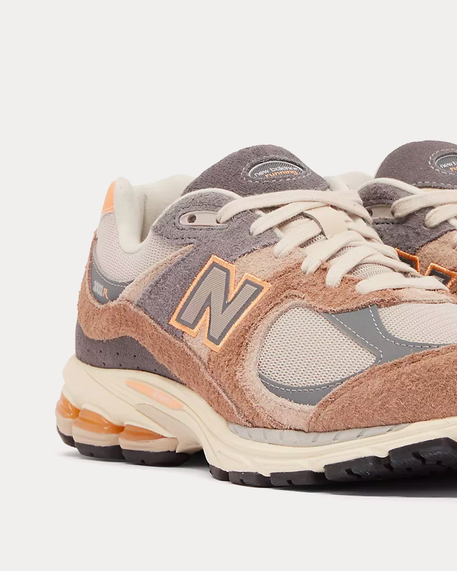 New Balance 2002r Mushroom / Hazy Peach / Castlerock Low Top Sneakers - 3