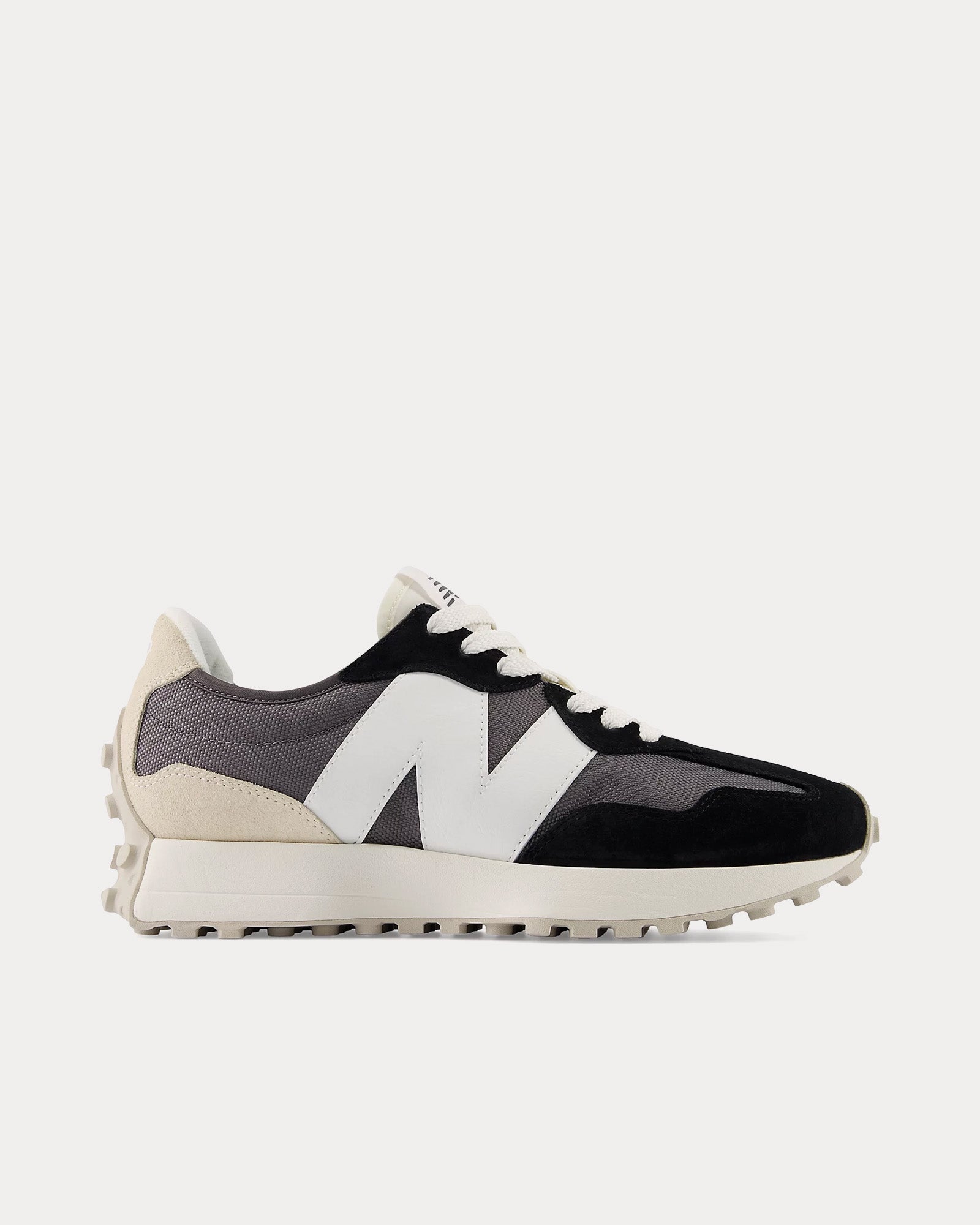 New Balance 327 Castlerock / Black Low Top Sneakers - 1