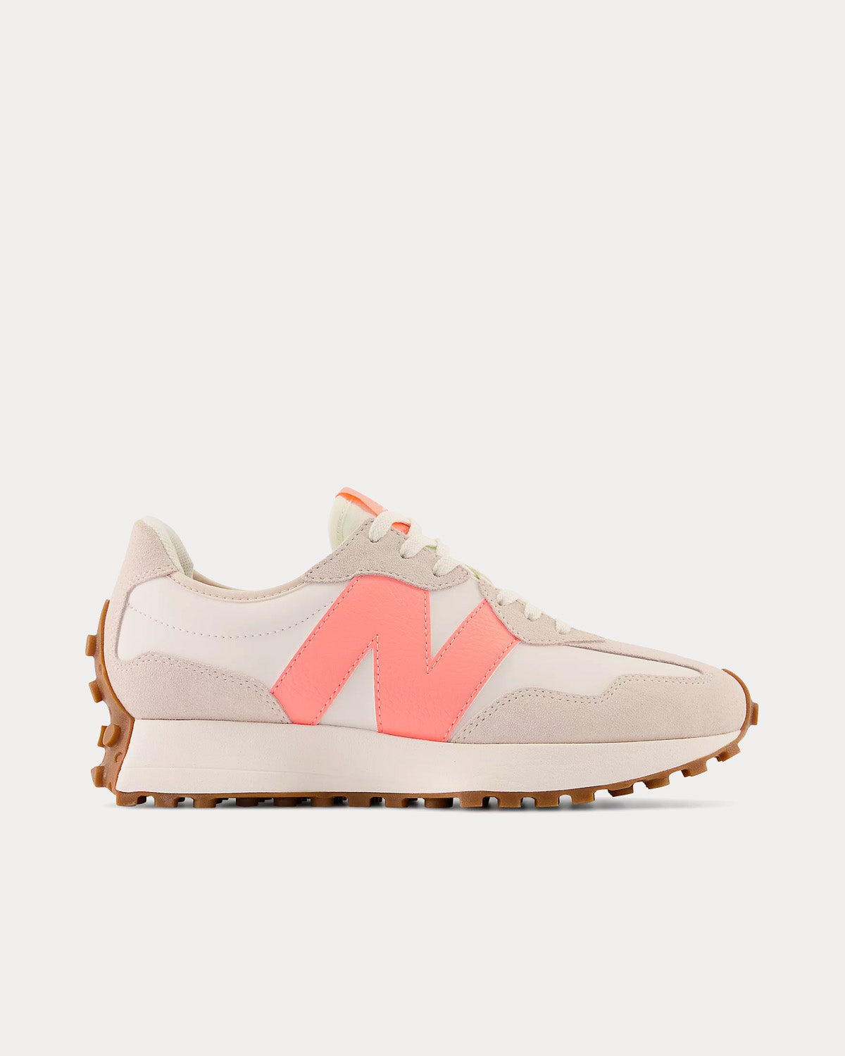 New Balance 327 Moonbeam / Grapefruit Low Top Sneakers - 1