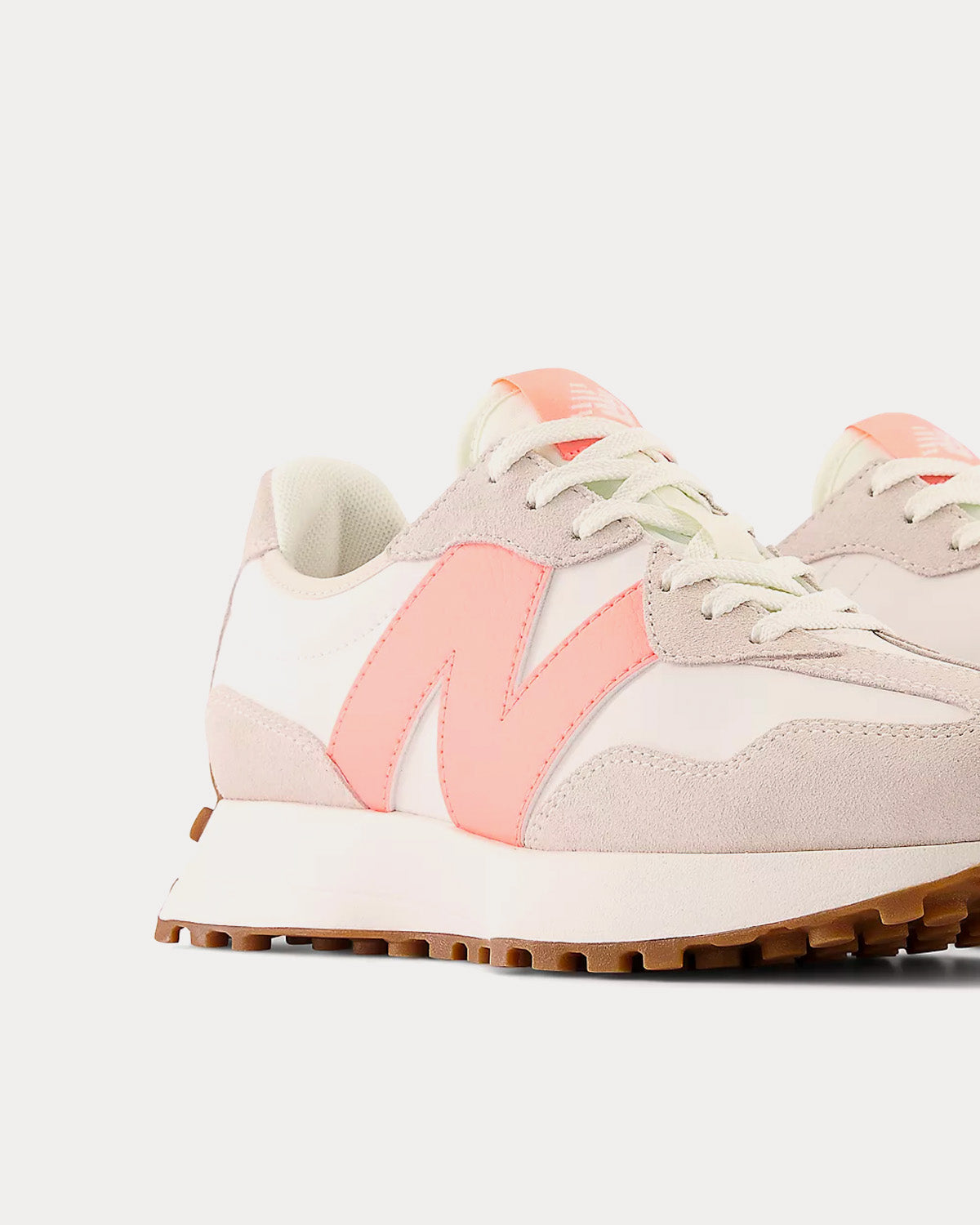 New Balance 327 Moonbeam / Grapefruit Low Top Sneakers - 4