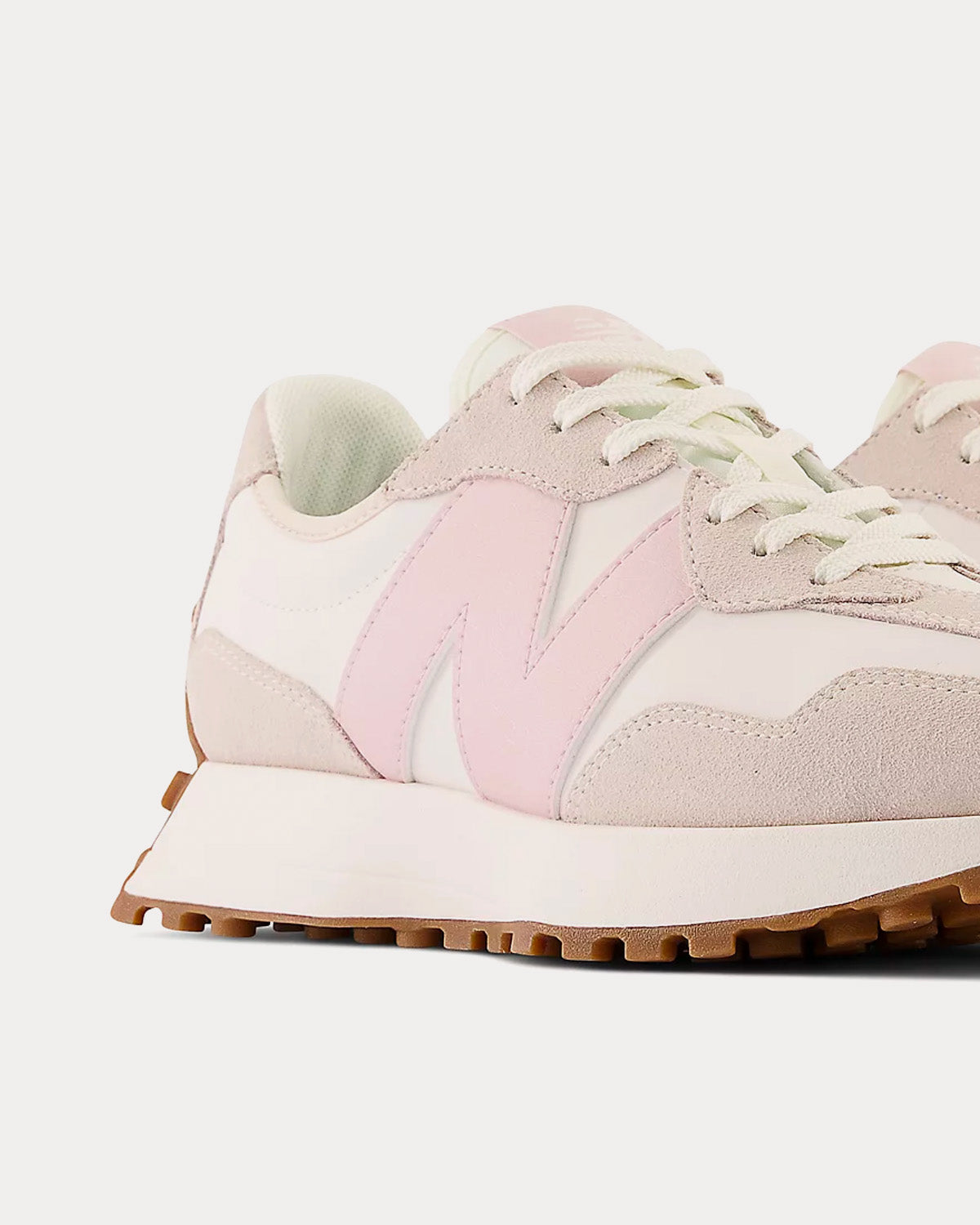 New Balance 327 Moonbeam / Stone Pink Low Top Sneakers - 4