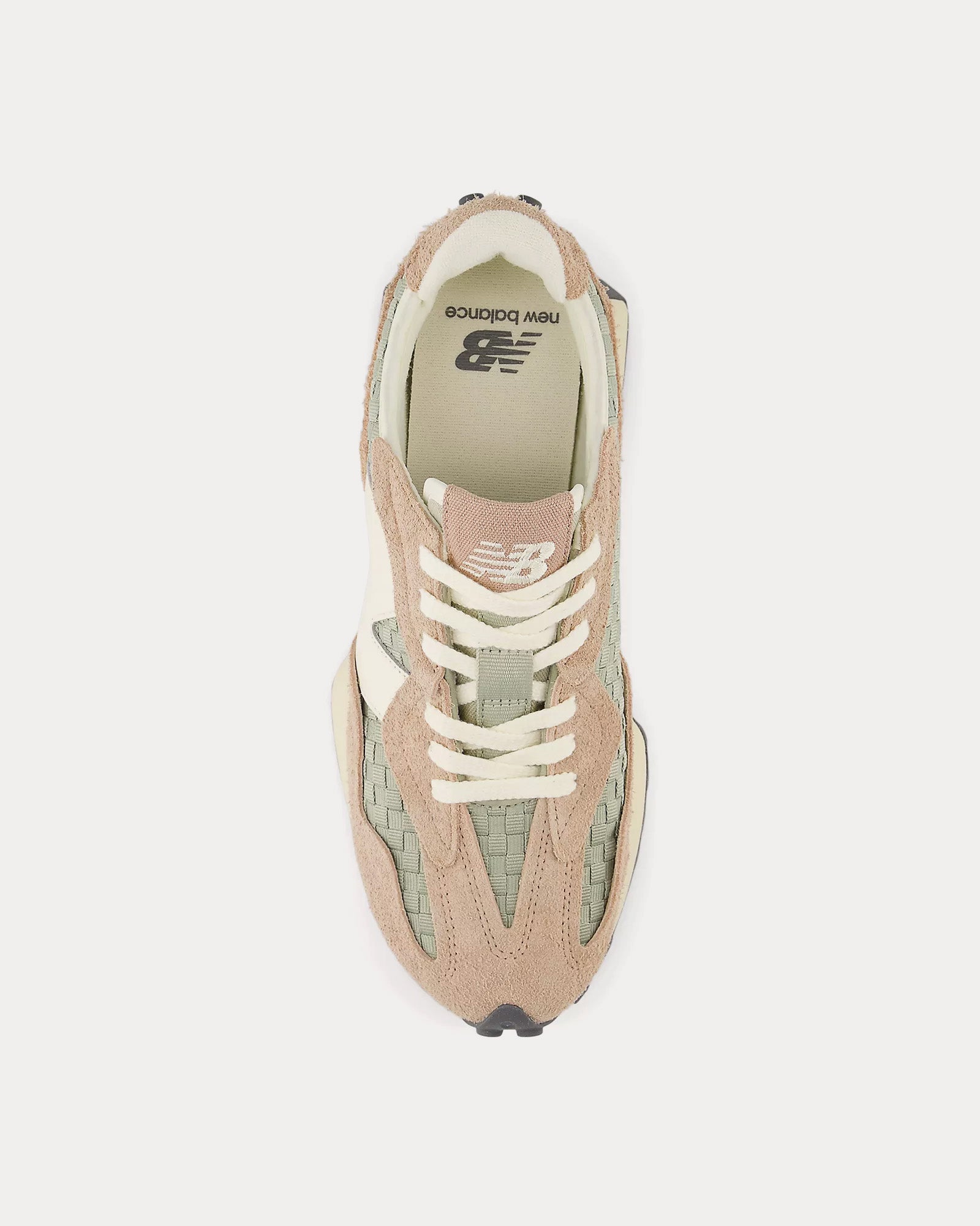 New Balance 327 Flat Taupe / Olivine Low Top Sneakers - 2