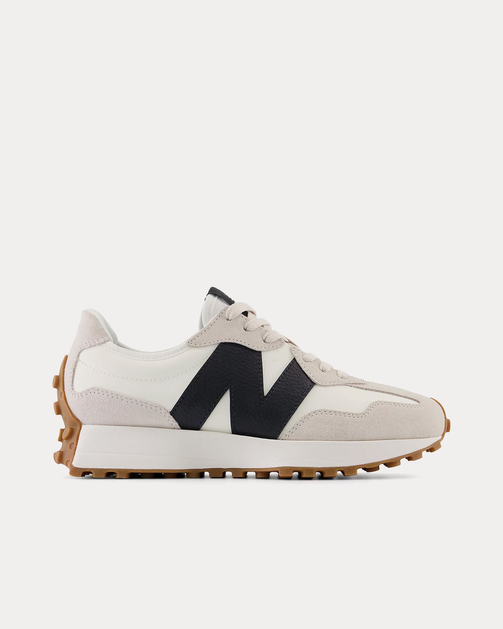 New Balance 327 Moonbeam / Black Low Top Sneakers - 1