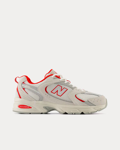 New Balance 530 Reflection / Moonbeam/ True Red Low Top Sneakers