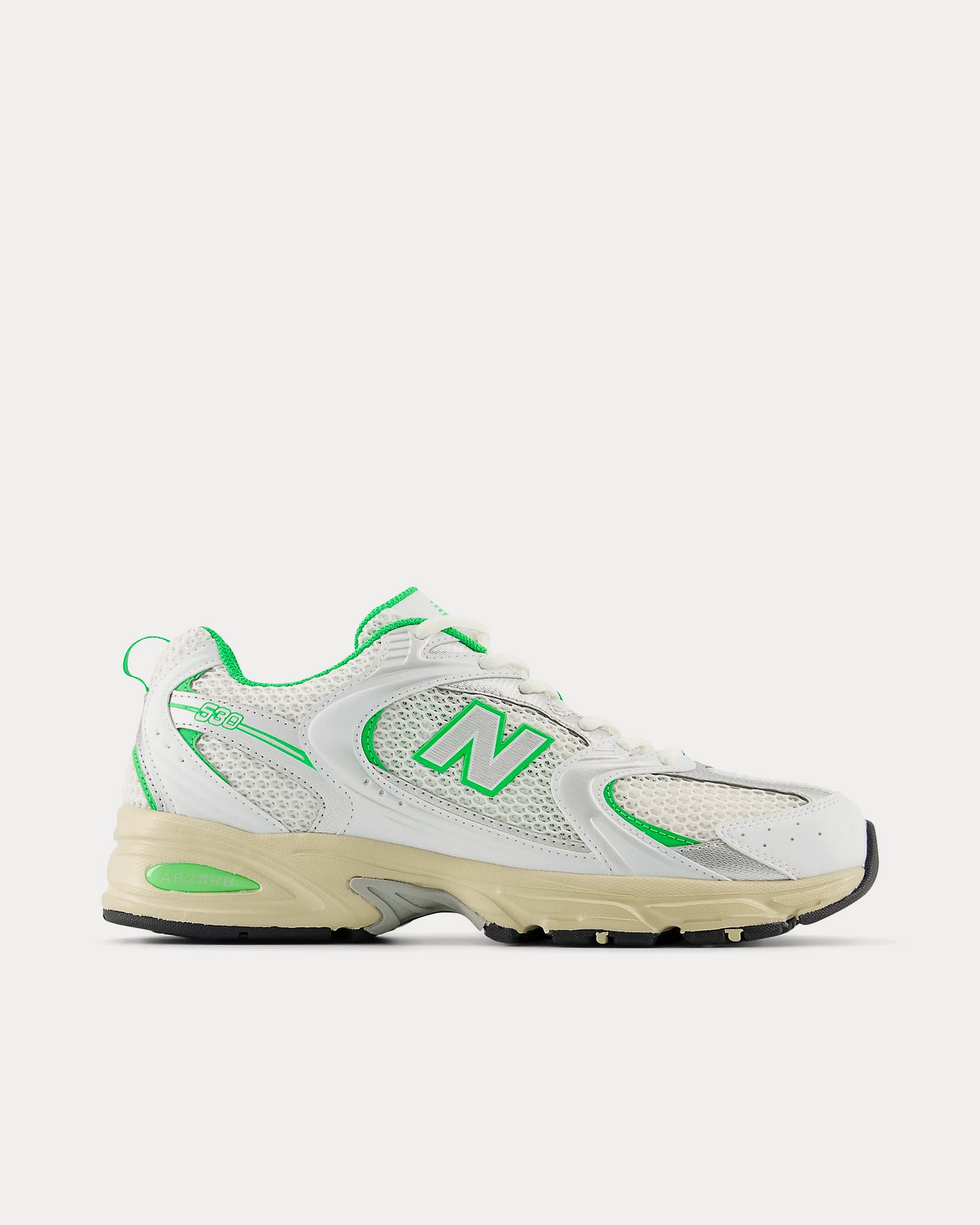 New Balance 530 White / Palm Leaf Low Top Sneakers - 1