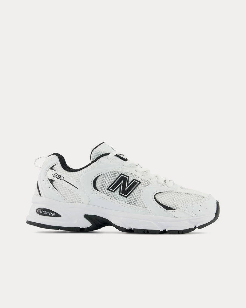 New Balance 530 White / Black Low Top Sneakers - 1