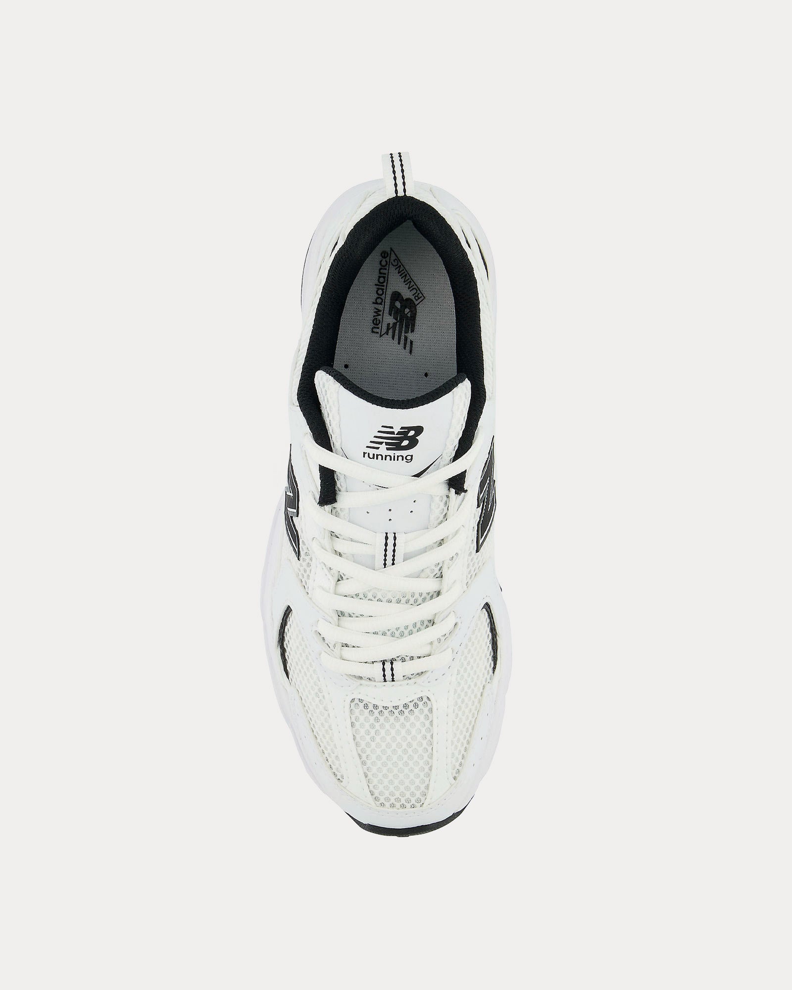 New Balance 530 White / Black Low Top Sneakers - 2