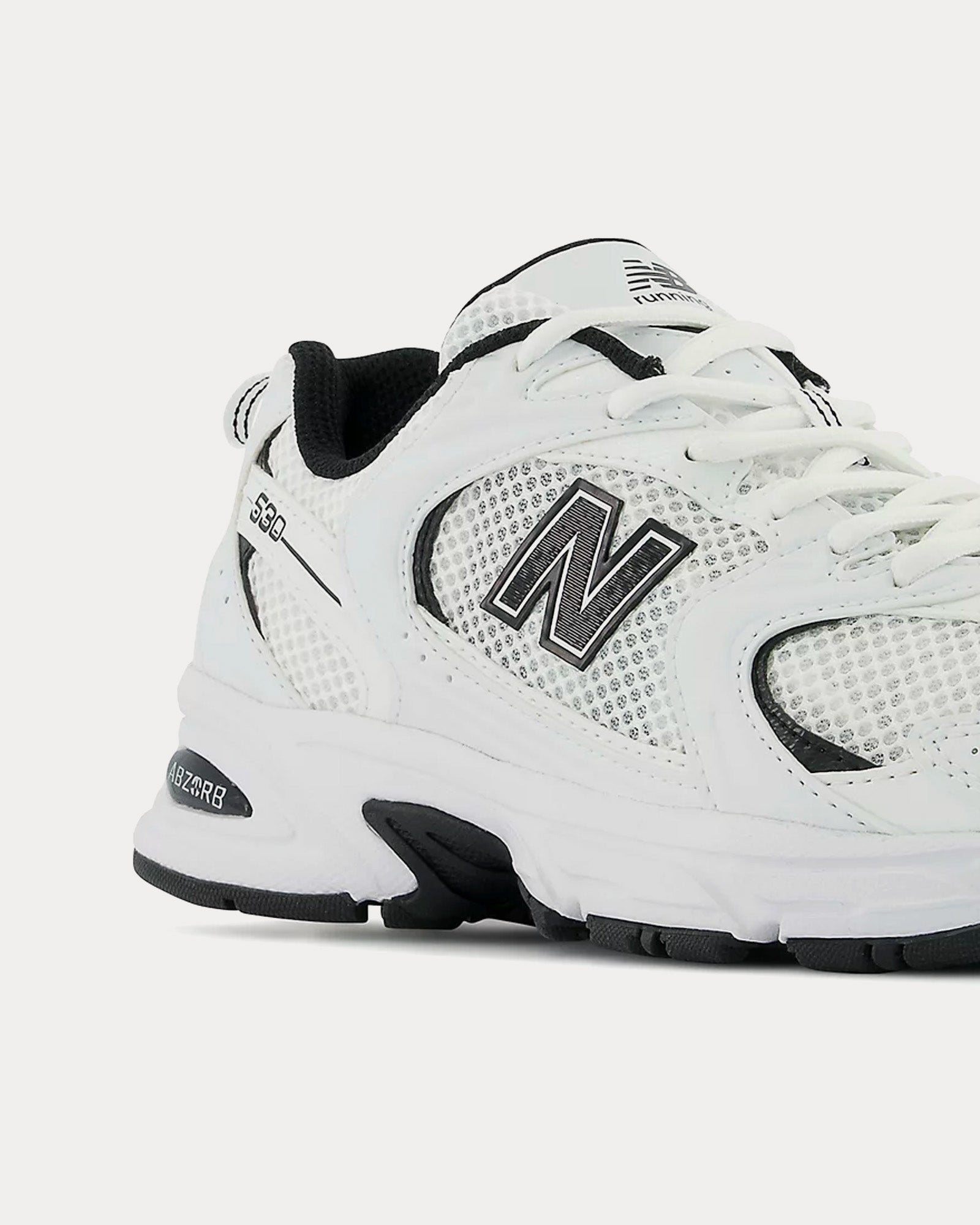 New Balance 530 White / Black Low Top Sneakers - 3