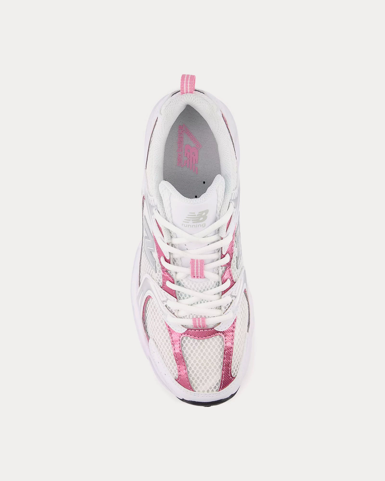 New Balance 530 White / Pink Sugar Low Top Sneakers - 2