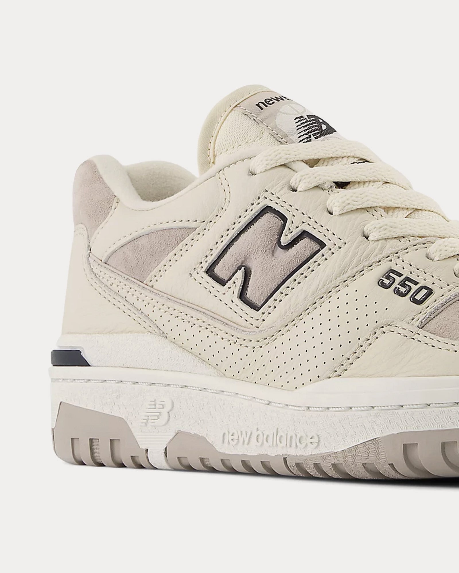 New Balance 550 'Grey Days' Linen/ Moonrock / Phantom Low Top Sneakers - 3