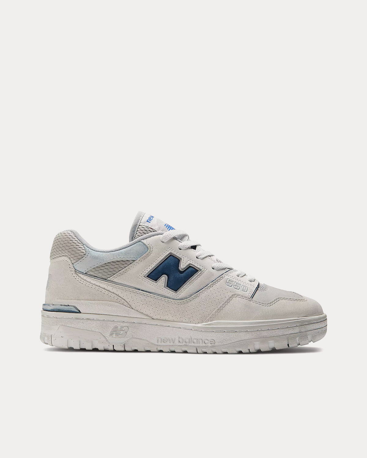 New Balance 550 Grey Day Nimbus Cloud Raincloud NB Navy Low Top Sneakers Grey New Balance US US