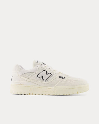 New Balance 550 Sea Salt / Black Low Top Sneakers