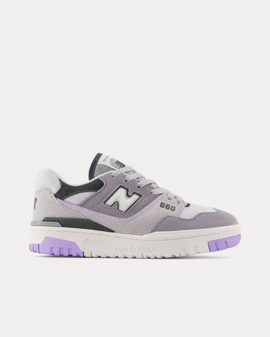 New Balance 550 Shadow Grey / Grey Matter / Lilac Glo Low Top Sneakers