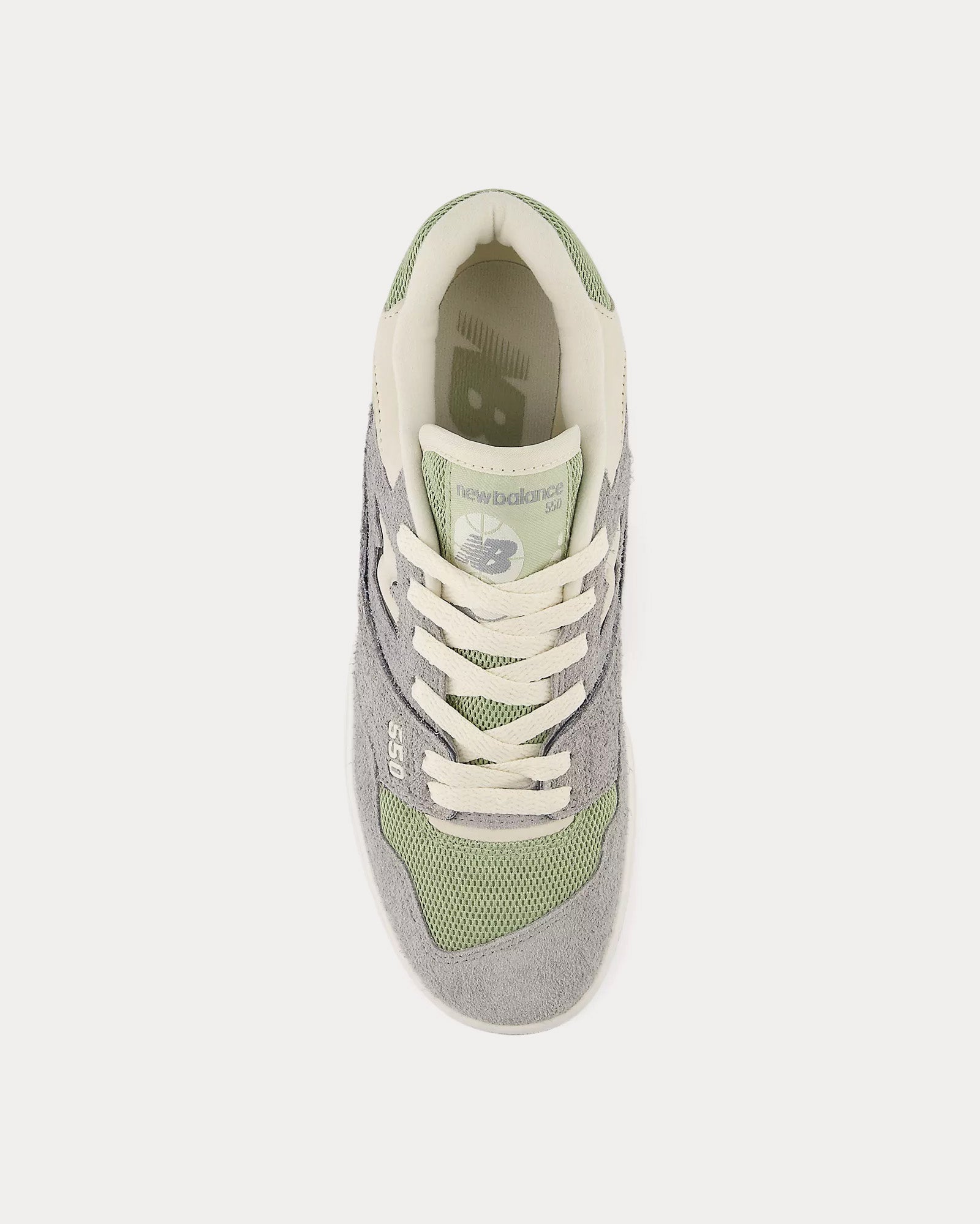 New Balance 550 Slate Grey / Olivine / Linen Low Top Sneakers - 2