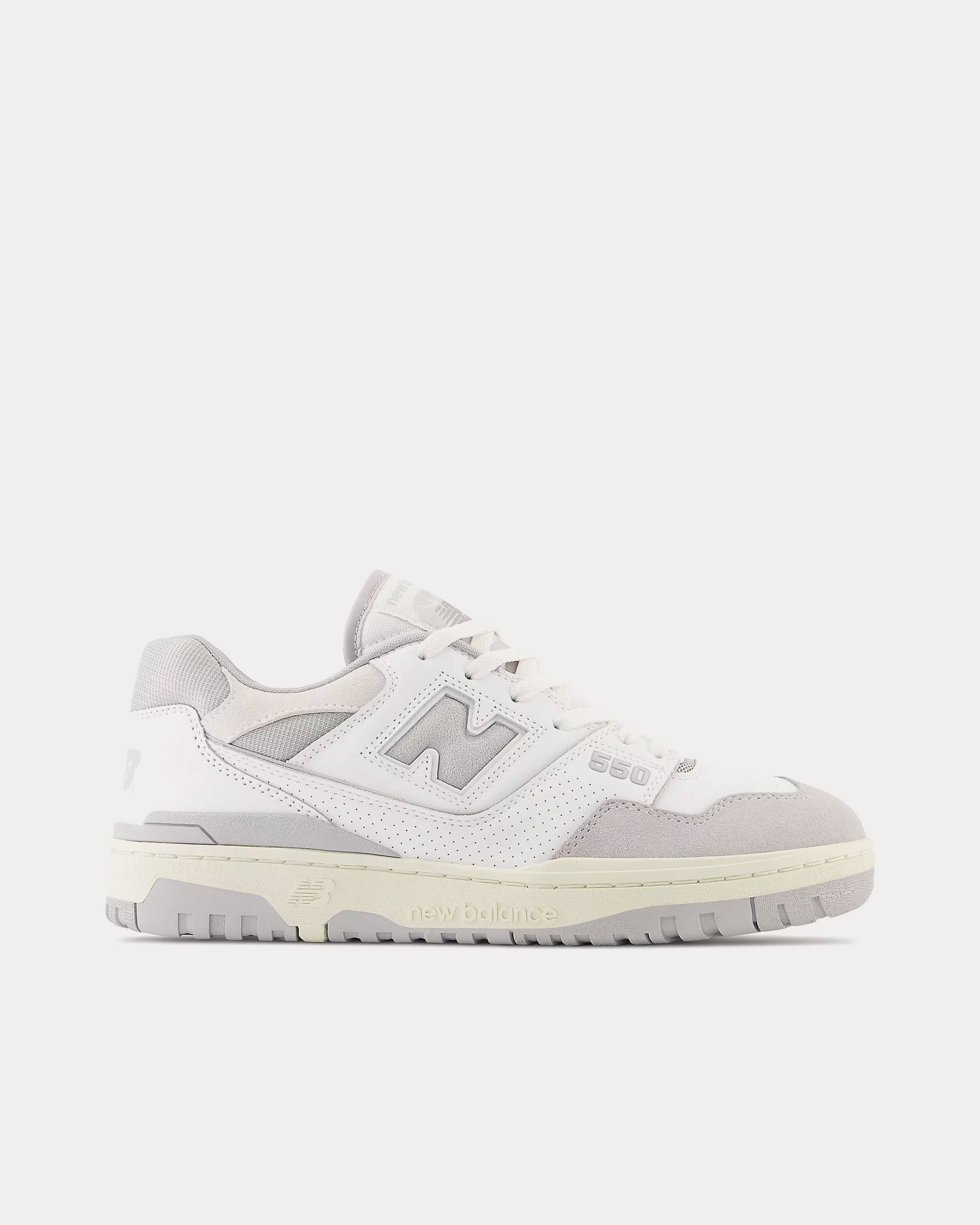 New Balance 550 White / Raincloud / Reflection Low Top Sneakers - 1