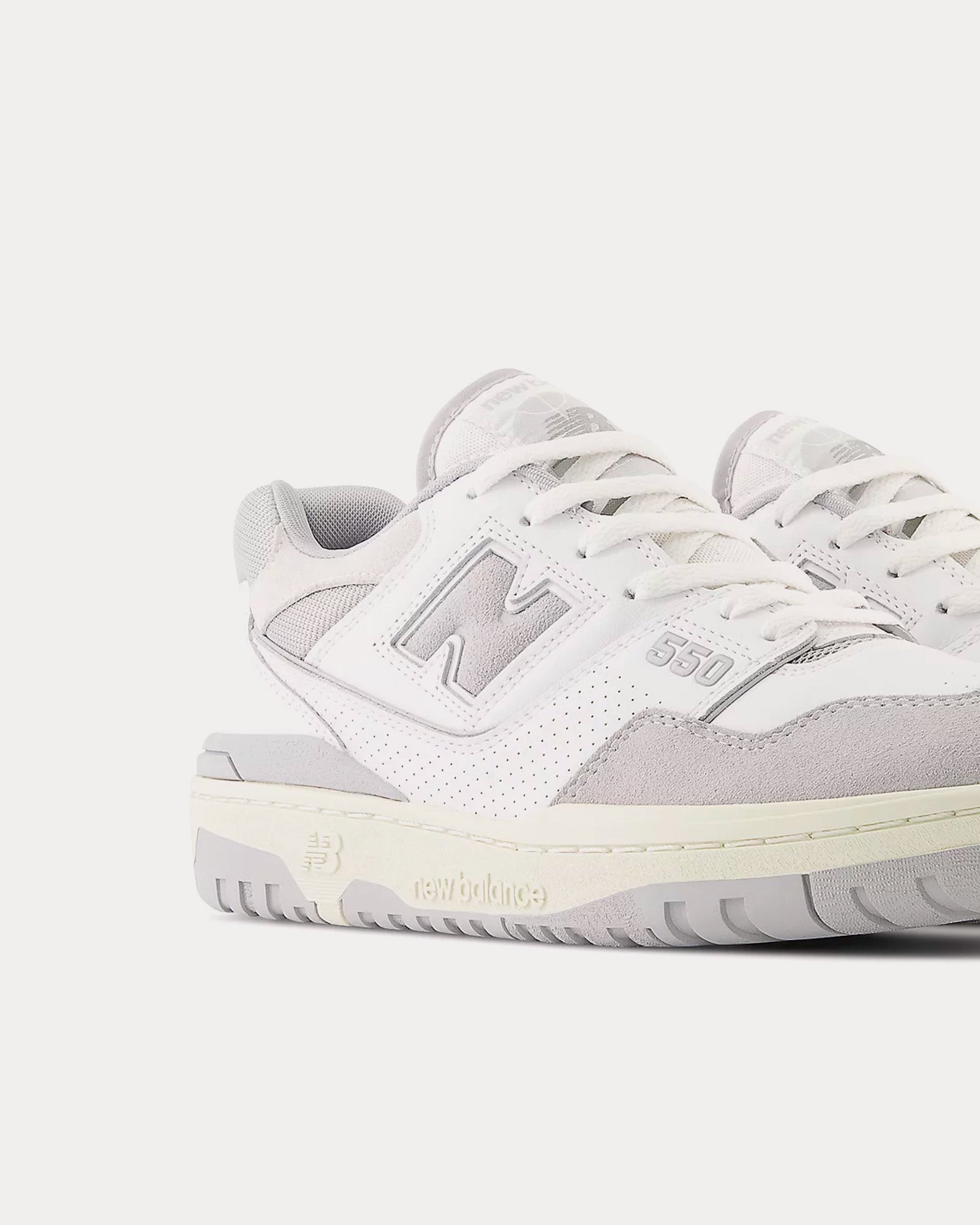 New Balance 550 White / Raincloud / Reflection Low Top Sneakers - 2