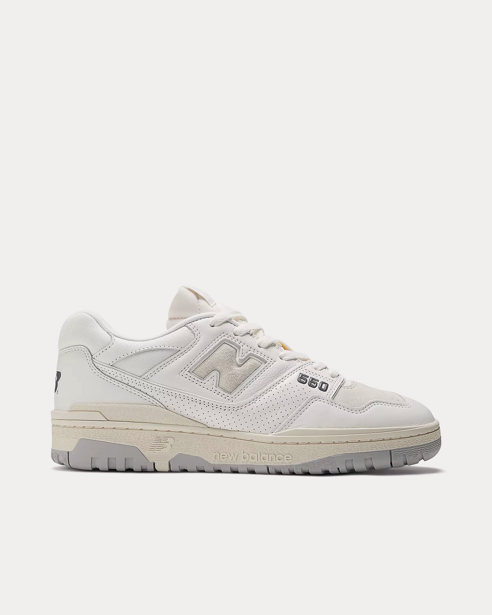 New Balance 550 White / Timberwolf / Raincloud Low Top Sneakers - 1