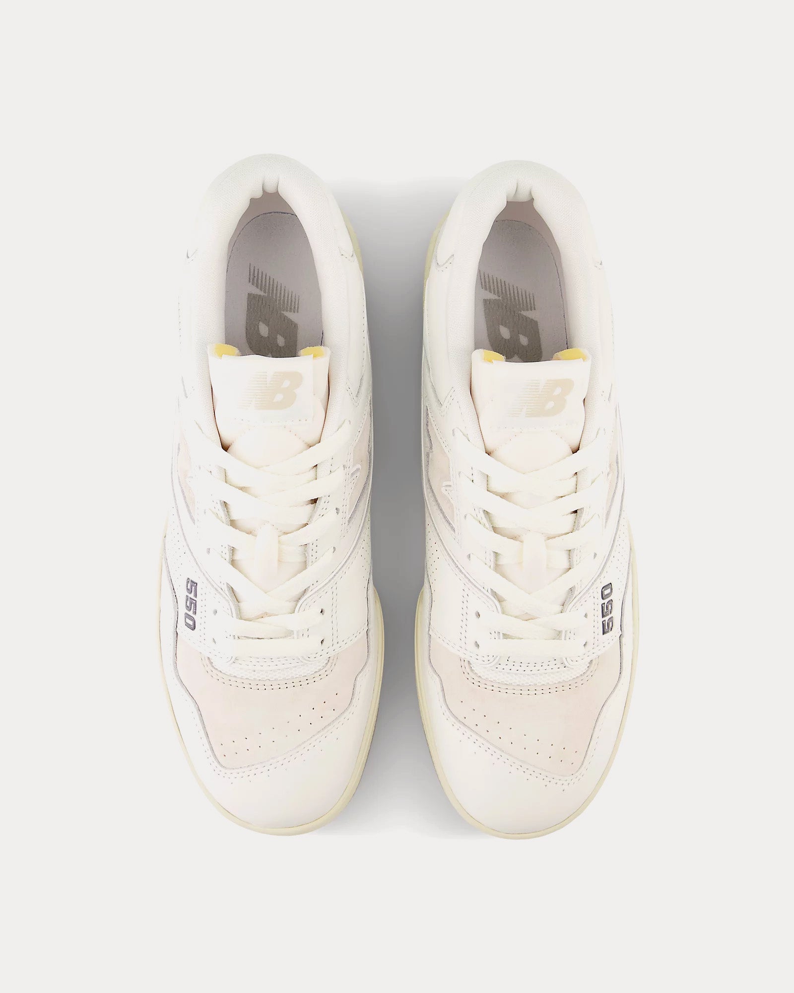 New Balance 550 White / Timberwolf / Raincloud Low Top Sneakers - 2