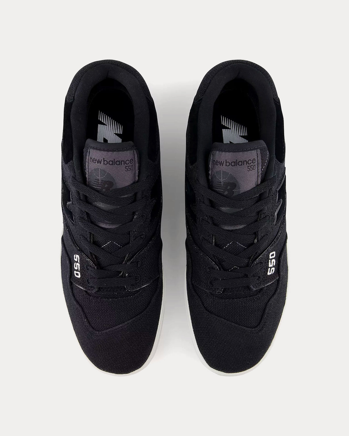 New Balance 550 Black / White Low Top Sneakers - 2