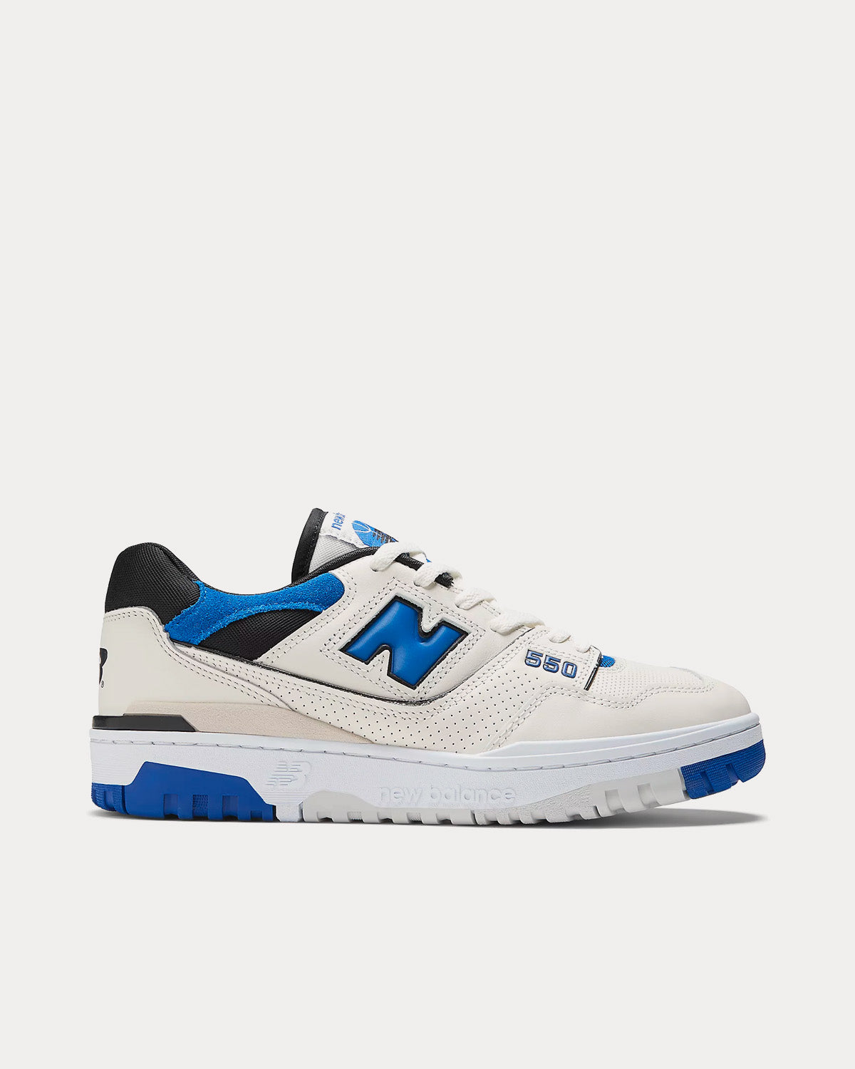 New Balance 550 Premium Sea Salt / Team Royal / Black Low Top Sneakers - 1