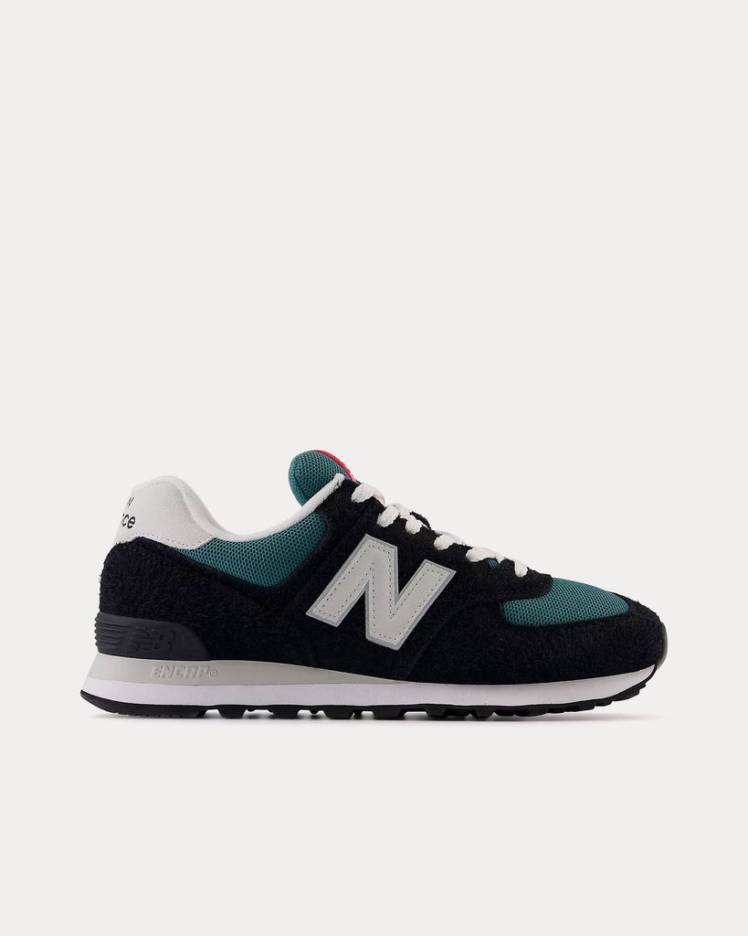 Black grey new balance cheap 574