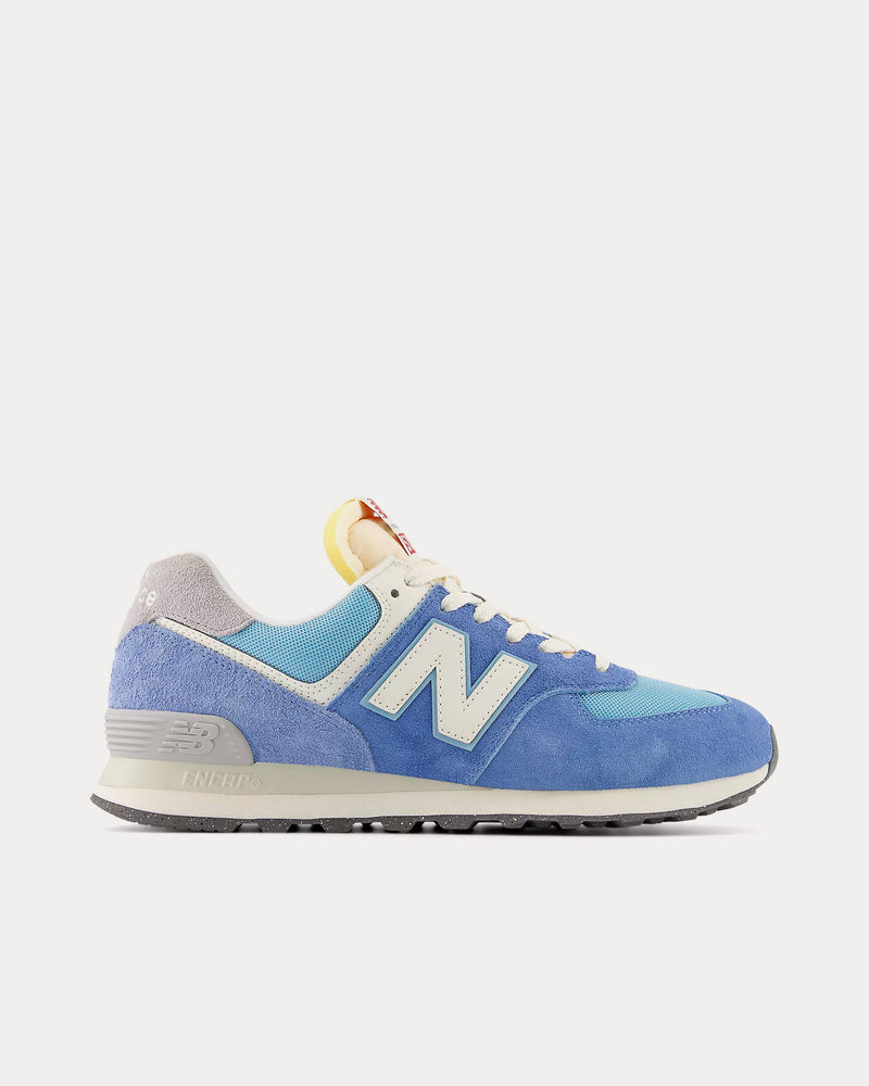 New Balance 574 Blue Laguna / Sea Salt Low Top Sneakers - 1