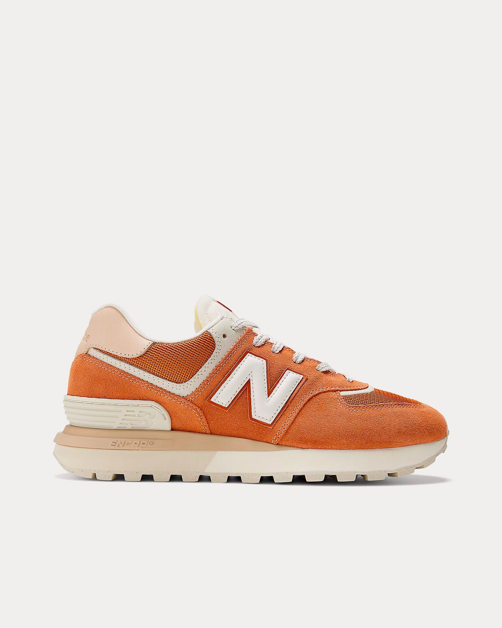 New Balance 574 Brown / White Low Top Sneakers - 1