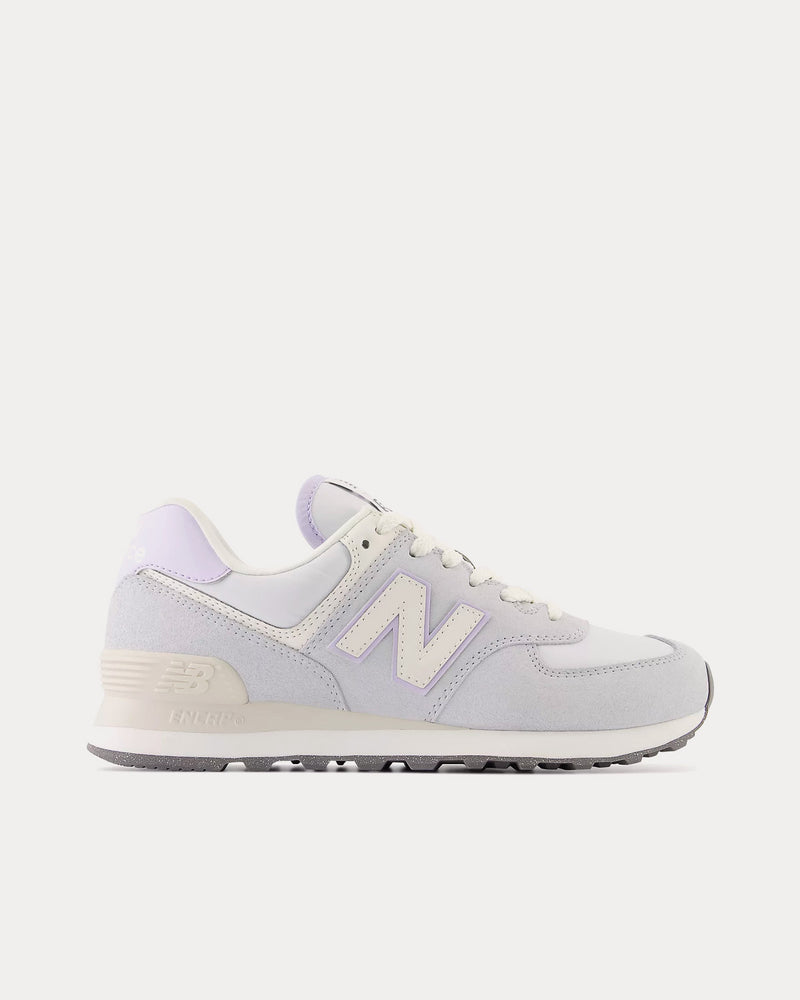 New Balance 574 Granite / Bright Lavender / Quartz Grey Low Top Sneakers - 1