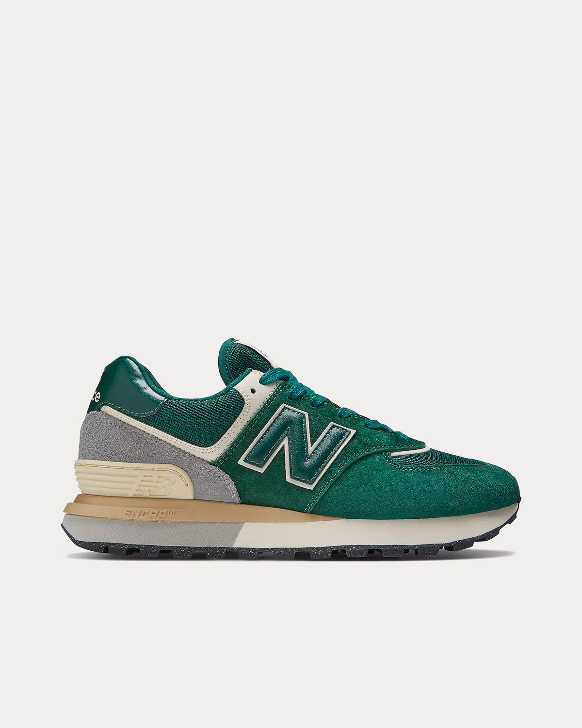 New Balance 574 Green / Silver Low Top Sneakers - 1